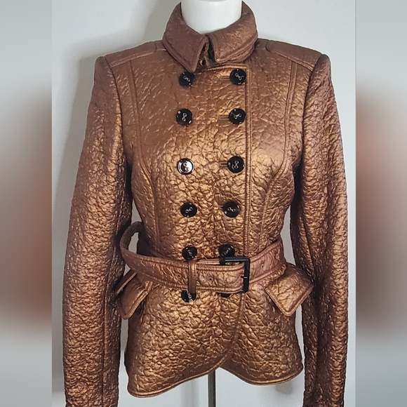 Burberry Jackets & Blazers - BURBERRY jacket -size 42- Metalic Cooper color -made in Italy